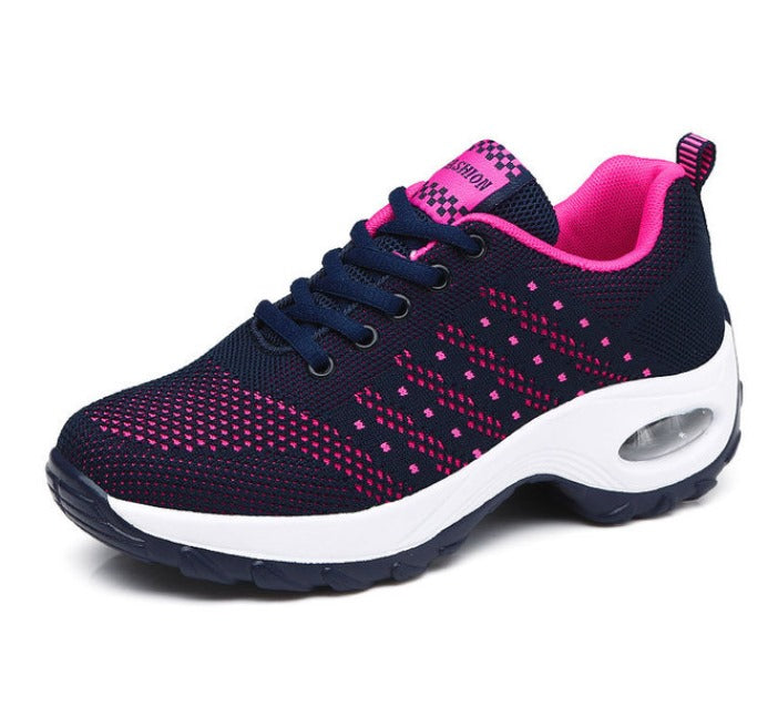 Air Fashion – Comfort Trainers - Grey/Pink - 37