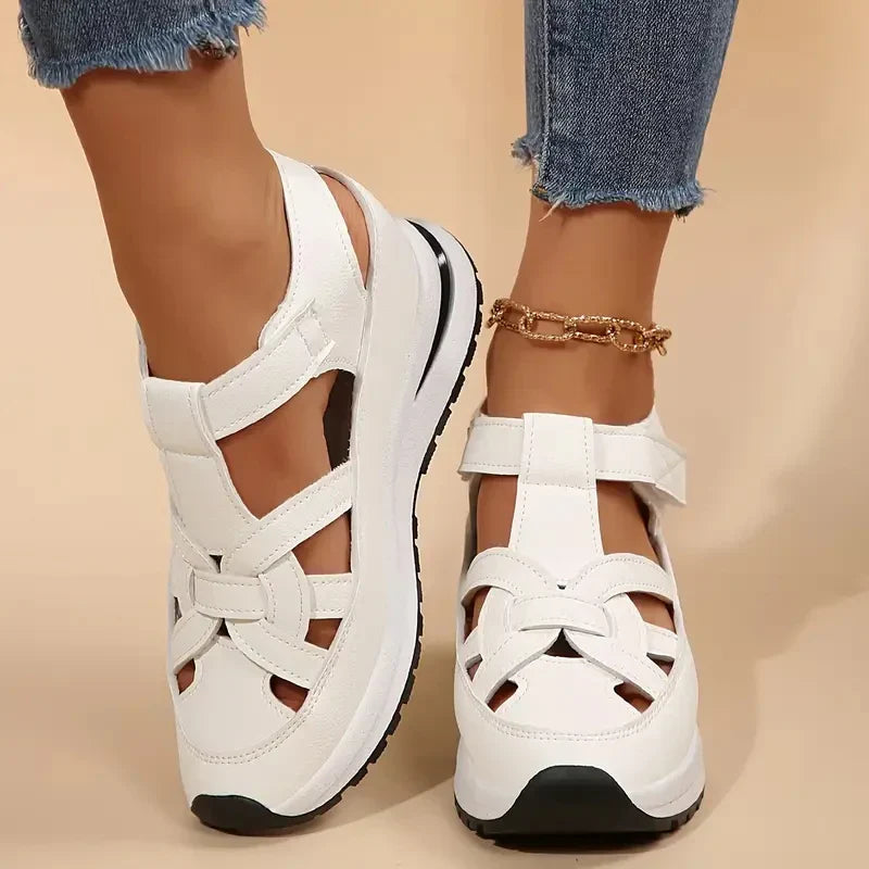 Aveta – Women's Comfort Sandals - White - 34
