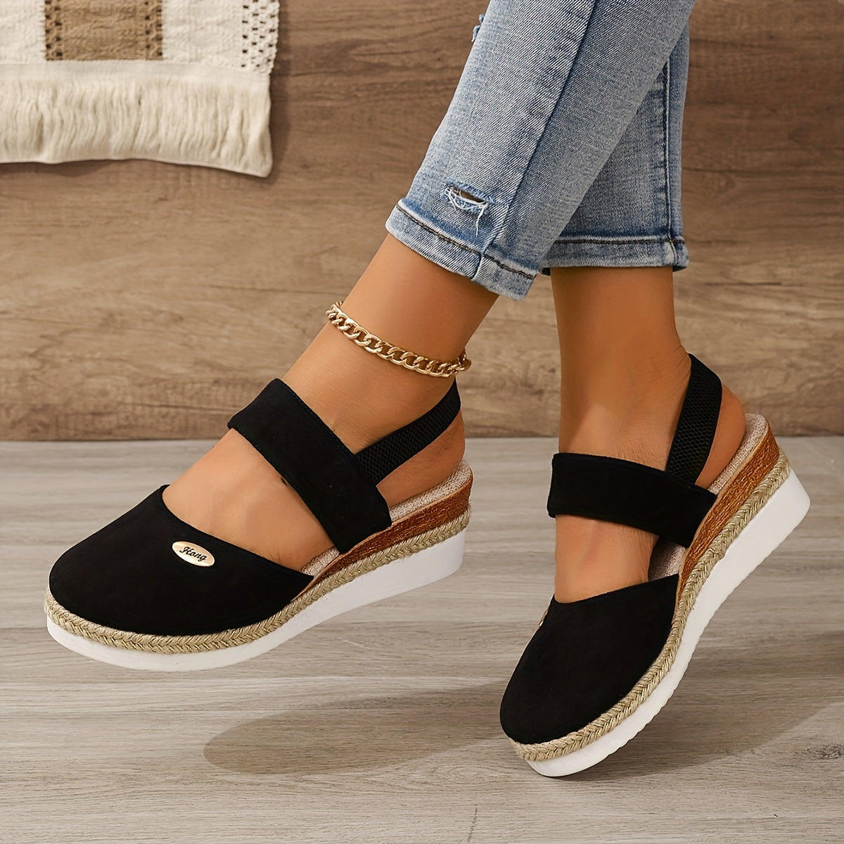 Azaleia – Women's Comfort Sandals - Black - 35
