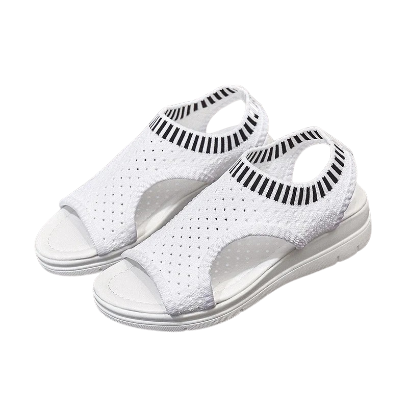 Roman – Women's Comfort Sandals - White - 35