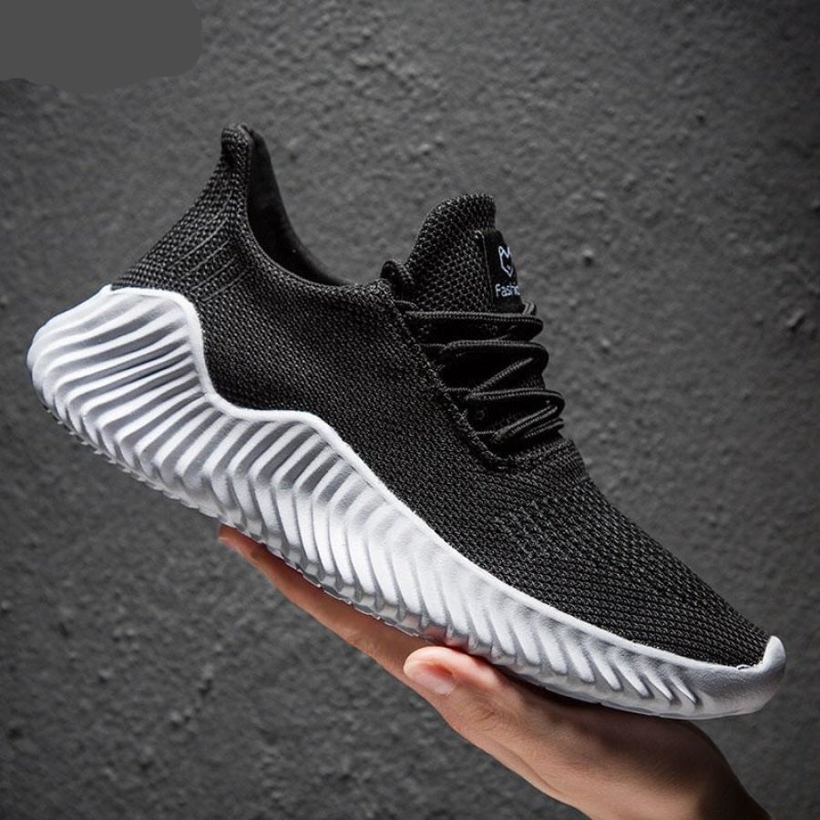 Mesh – Comfort Trainers - Black - 42