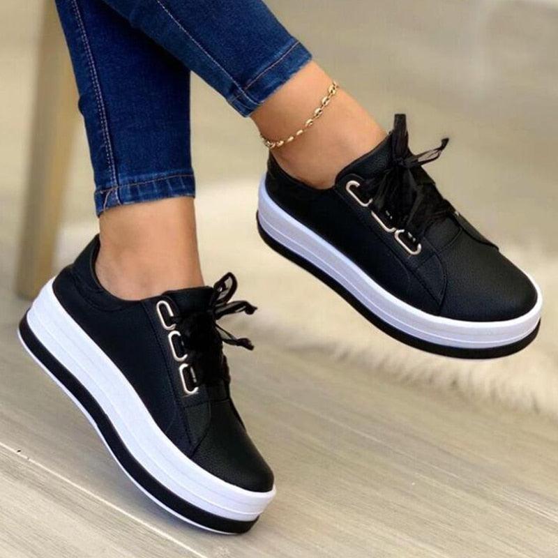 OrthoLuxe – Comfort Trainers - Black - 36