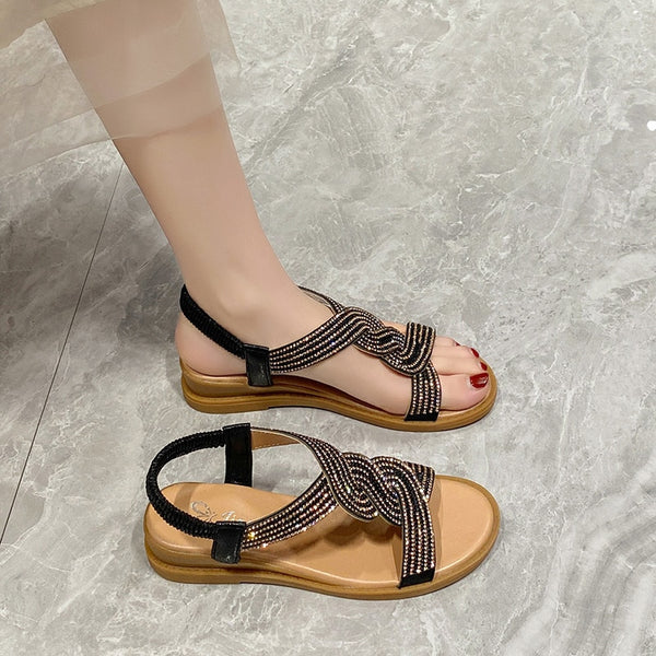 Jasmine – Women's Comfort Sandals - Gold - 37