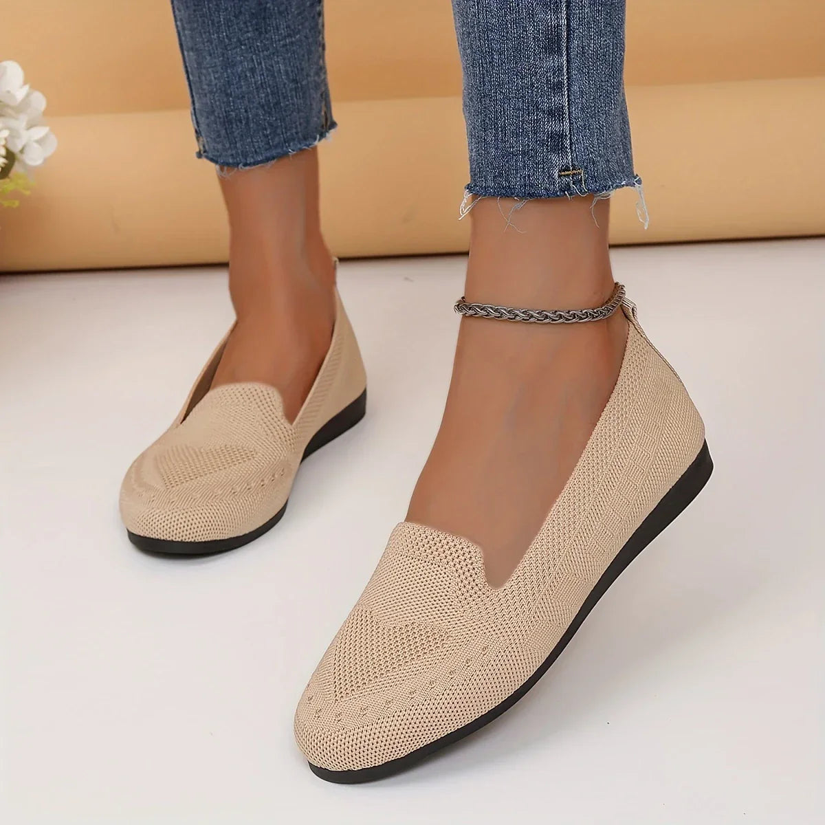 Velvet – Comfort Shoes - Beige - 39