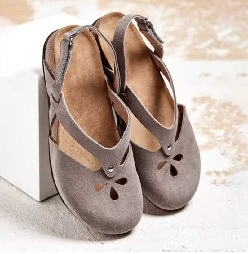 Iza – Women's Comfort Sandals - Grey - 40