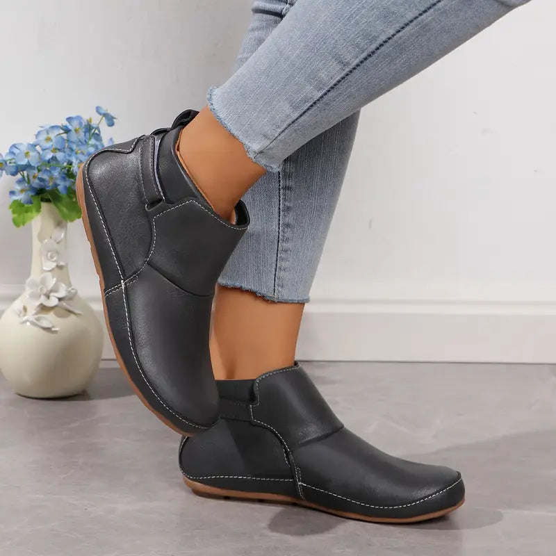 Evora – Women's Comfort Boots - Brown - 38