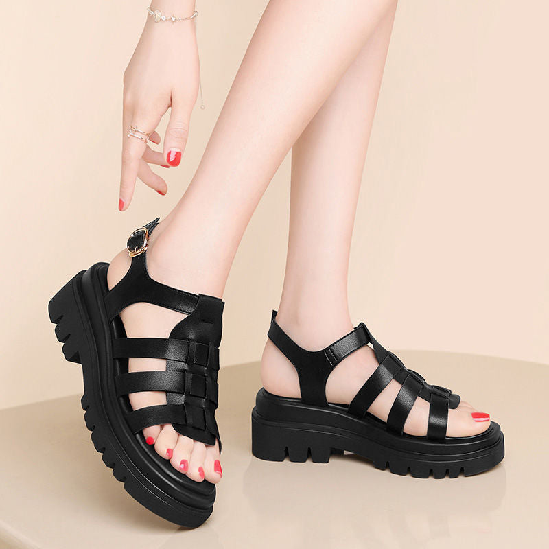 Eva – Women's Comfort Sandals - Black - 36