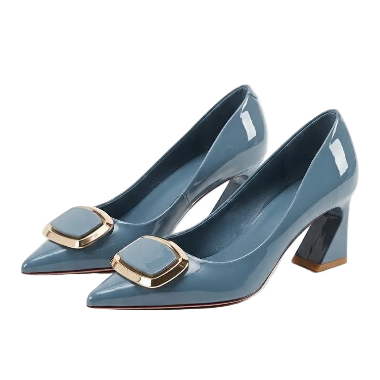 Vitalle – Comfort Heeled Shoes - Black - 35