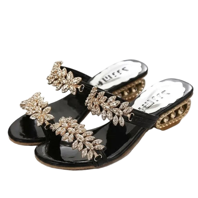Star Flower – Women's Comfort Sandals - Gold - 34
