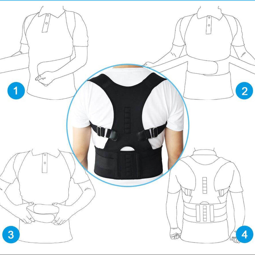 Flex – Adjustable Back Support - Black - 3XL