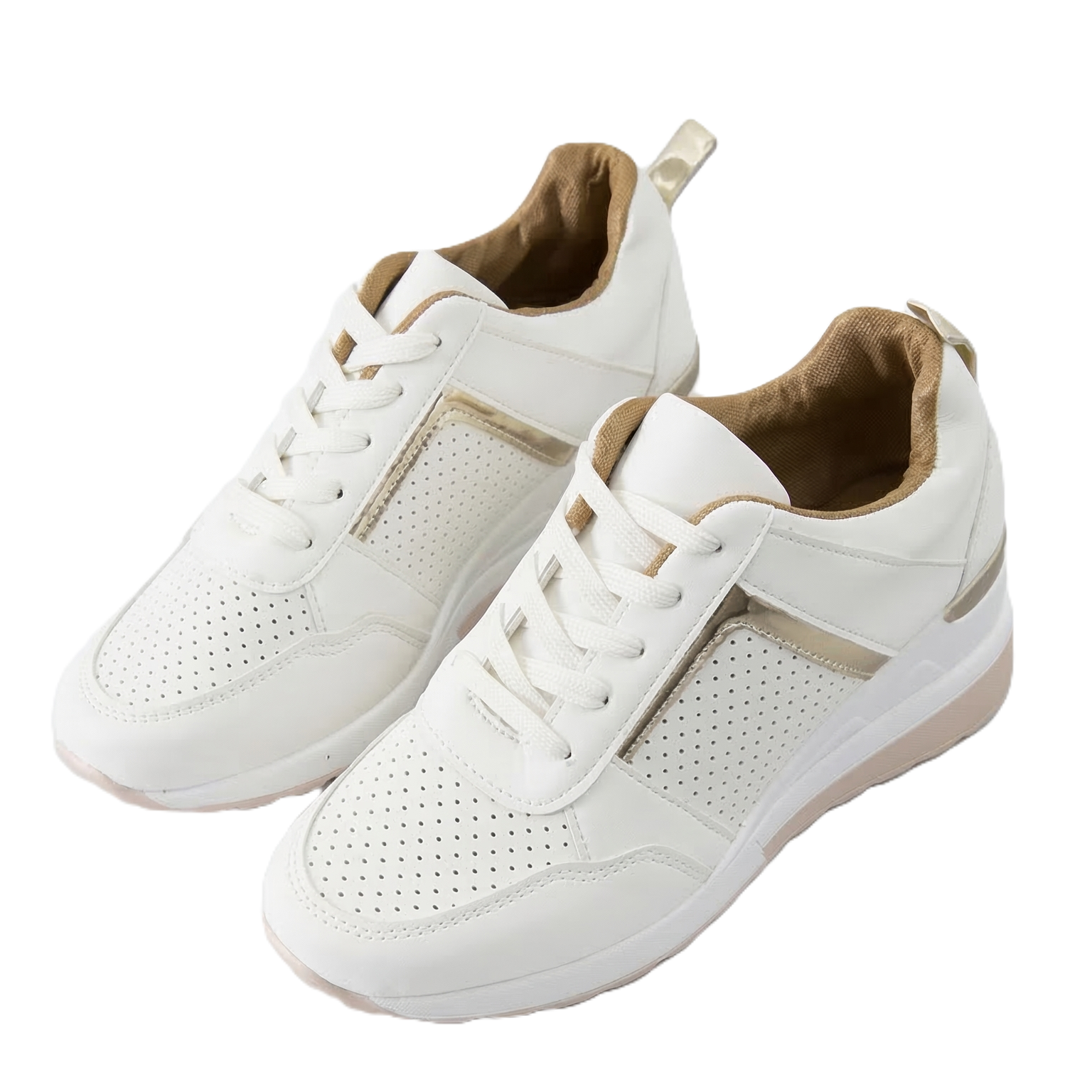 Elegance – Comfort Trainers - White - 35