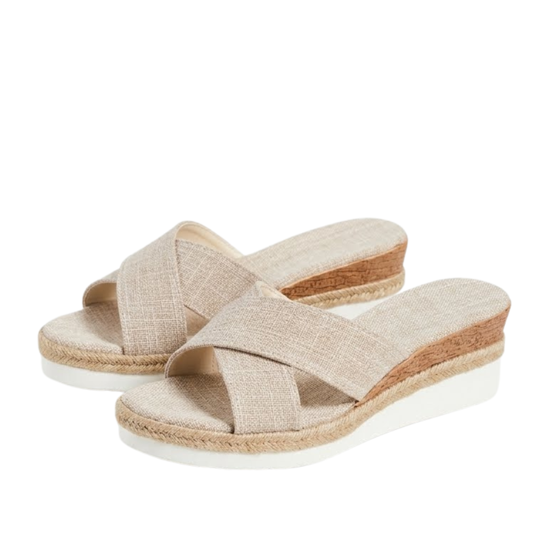 Femme – Women's Comfort Sandals - Beige - 35