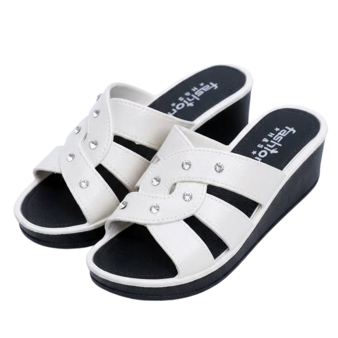 Madrid – Women's Comfort Sandals - Beige - 36
