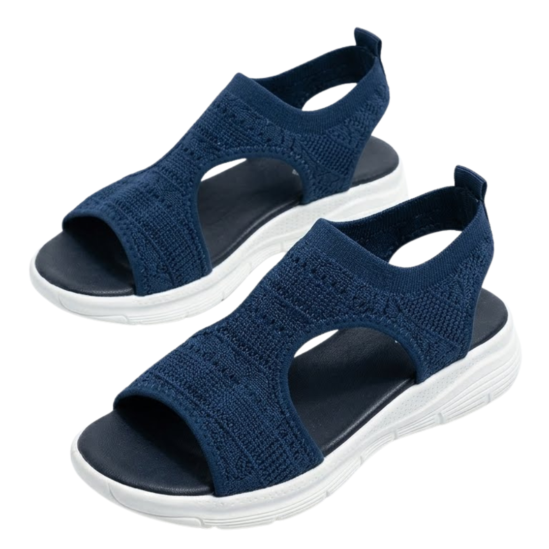 Lumin – Women's Comfort Sandals - Navy Blue - 36