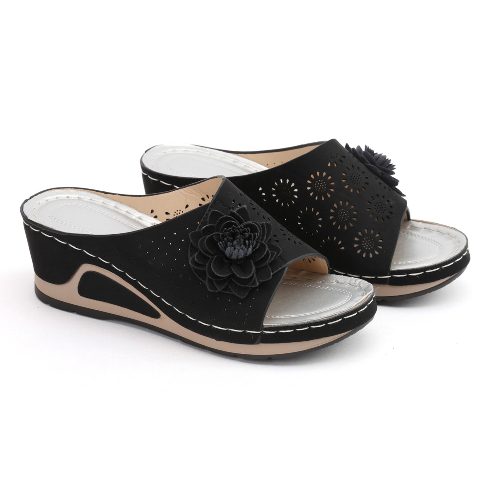 Saint Barbara – Women's Comfort Sandals - White - 42