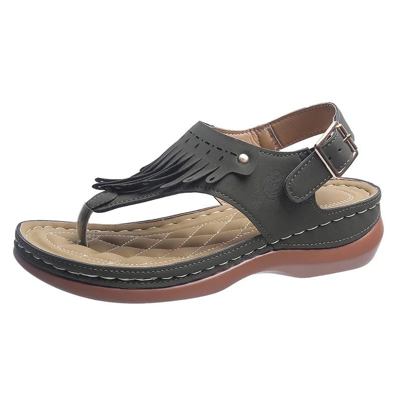 Beth – Women's Comfort Sandals - Black - 38