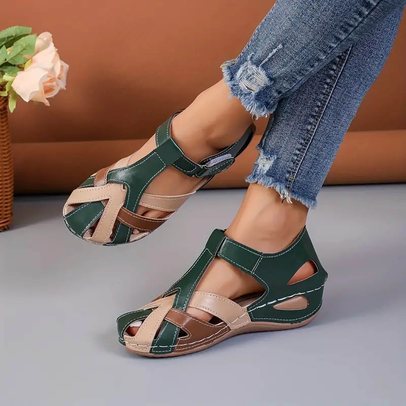 Arizona – Women's Comfort Sandals - Blue - 41