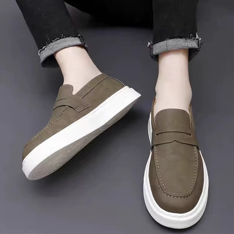 Vita – Comfort Loafers - Olive Brown - 43