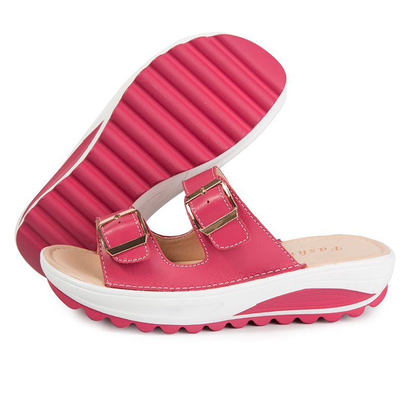 Clair – Women's Comfort Sandals - White - 39