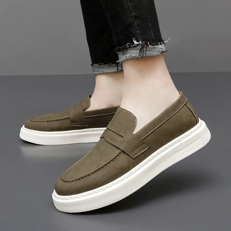 Vita – Comfort Loafers - Olive Brown - 37