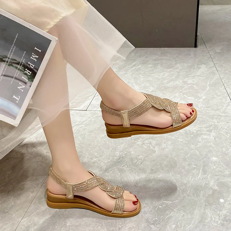 Jasmine – Women's Comfort Sandals - Gold - 39