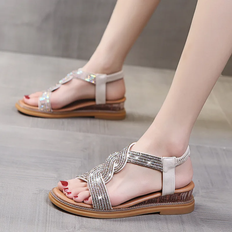 Jasmine – Women's Comfort Sandals - Gold - 38