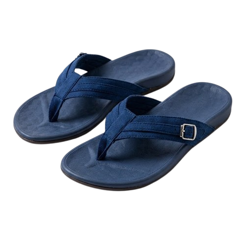 Slim – Women's Comfort Flip-Flops - Dark Blue - 33