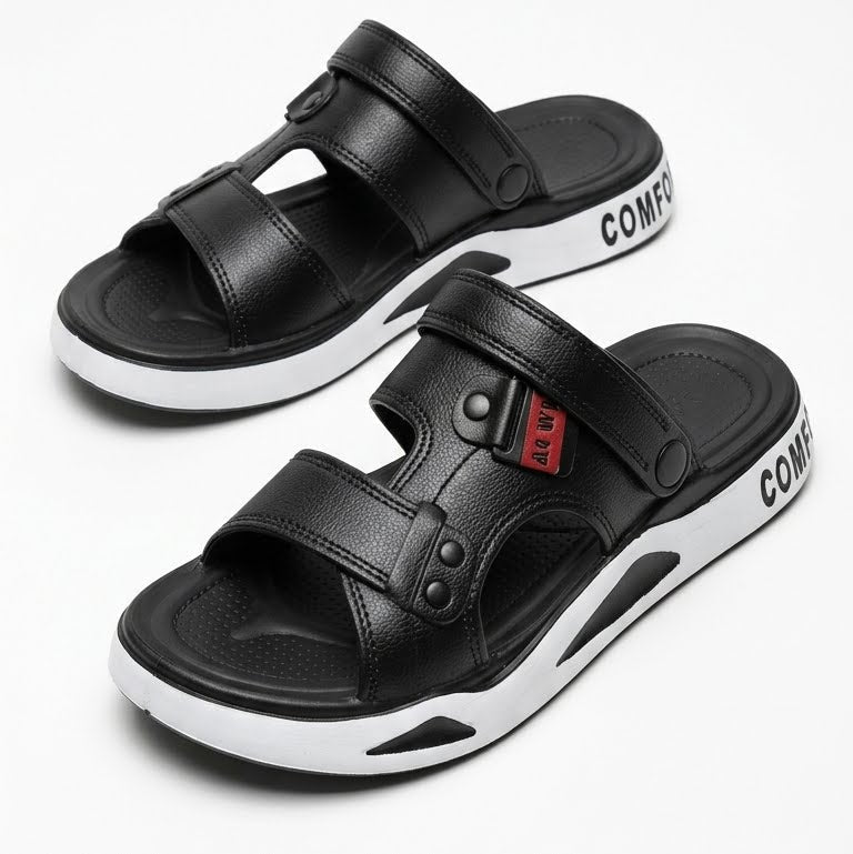 FlexOne – Women's Comfort Sandals - Black - 38