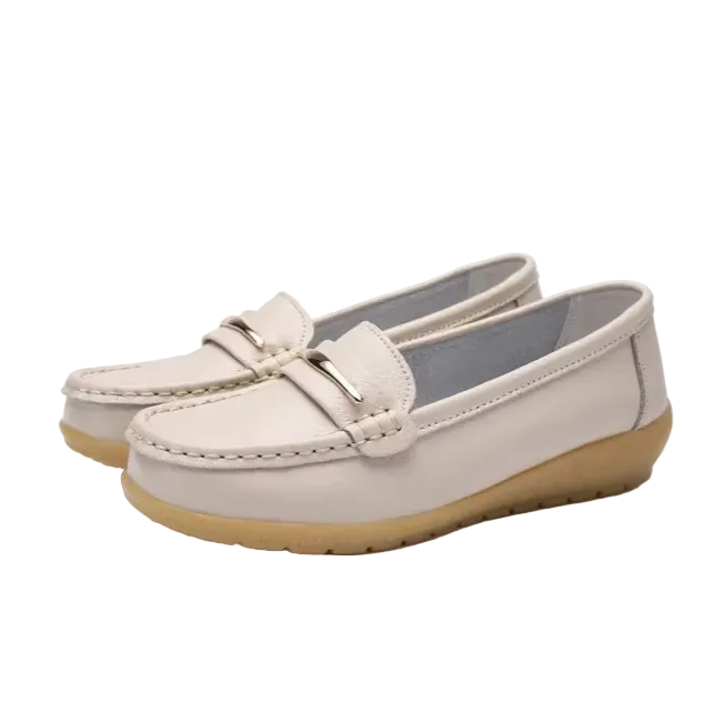 Vittorio – Comfort Loafers - Beige - 35