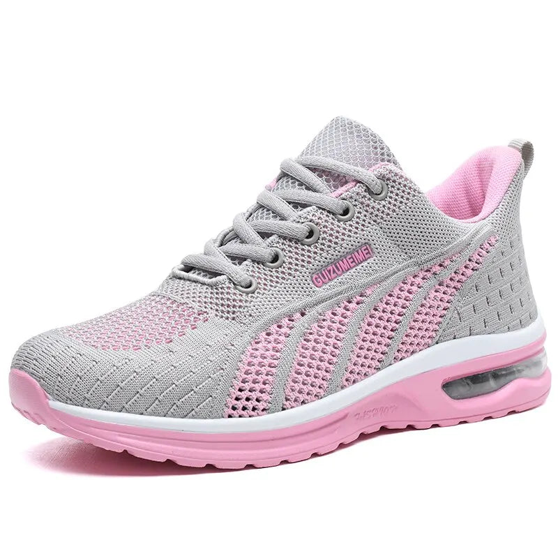 Serene – Women's Comfort Trainers - Grey - 35