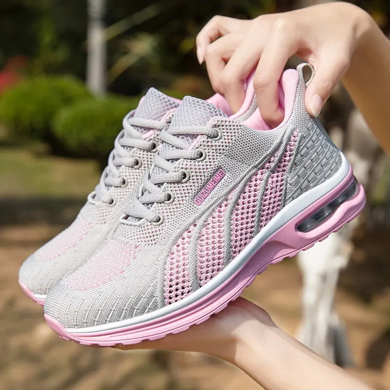 Serene – Women's Comfort Trainers - Grey - 41
