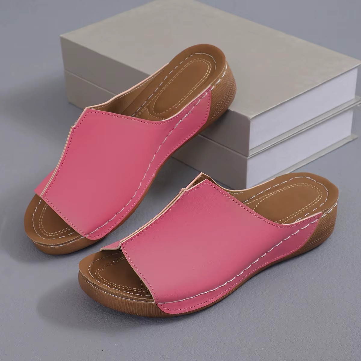 OrtoLife – Women's Comfort Sandals - Beige - 36