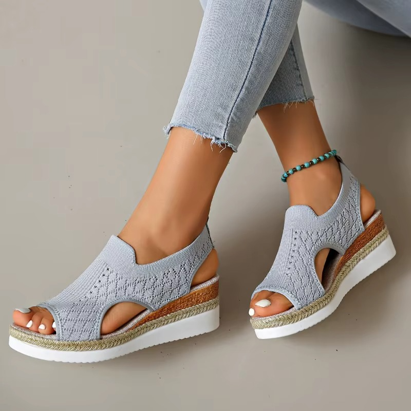 FlexBella – Women's Comfort Sandals - White - 36