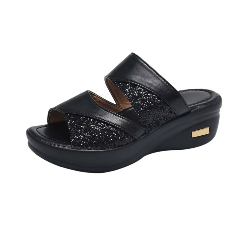 Dorato – Women's Comfort Sandals - Black - 35