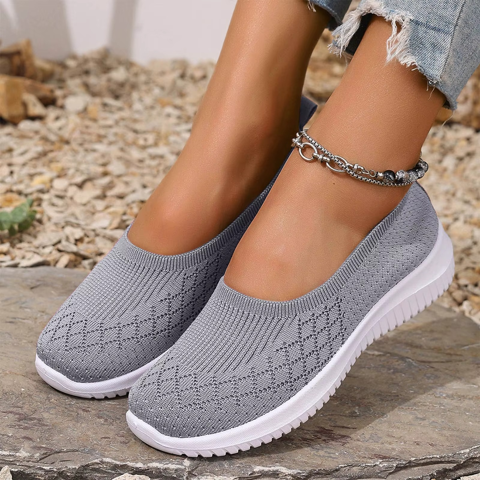Ultra Flex – Women's Comfort Trainers - Beige - 40