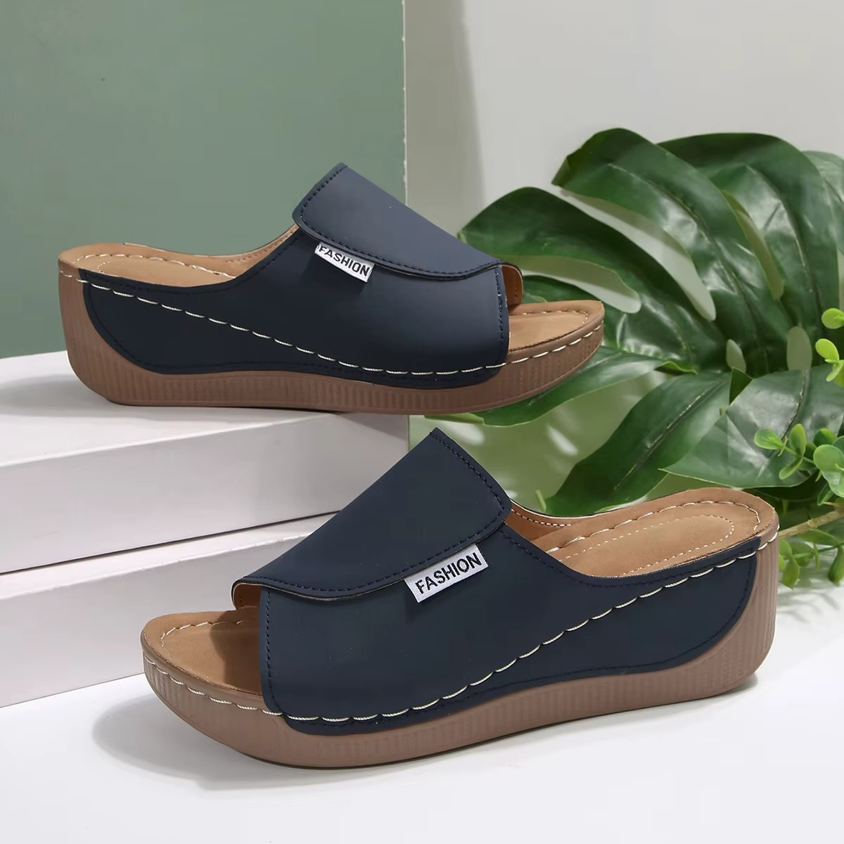 Serena – Women's Comfort Sandals - Brown - 36