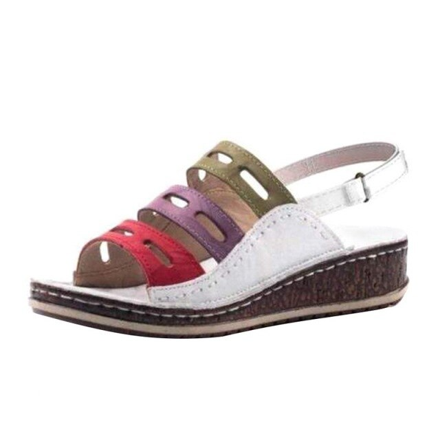 Luna – Women's Comfort Sandals - White - 41
