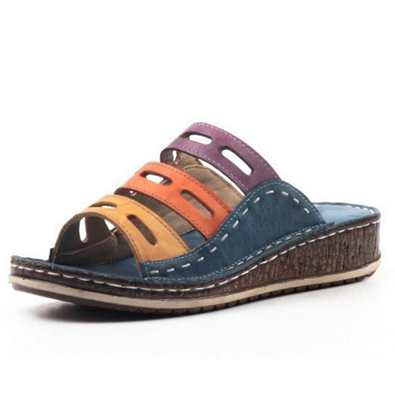 Luna – Women's Comfort Sandals - Brown - 36
