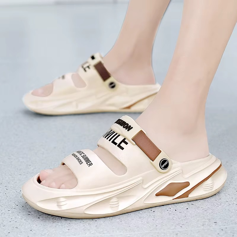 OrthoSmile – Women's Comfort Slides - Beige - 37