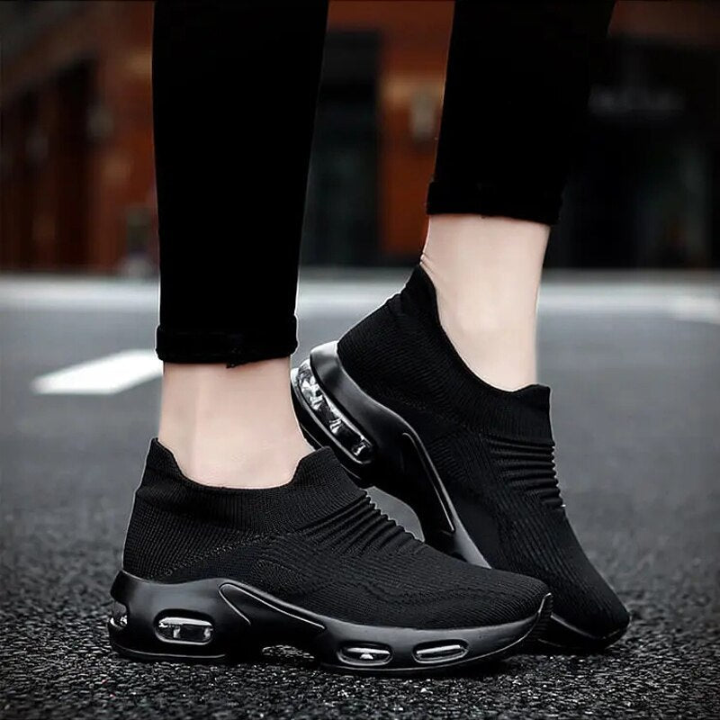 ultra Comfort – Women's Comfort Trainers - Black - 37