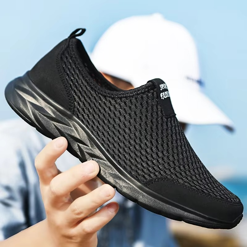 Hyper Comfort – Comfort Trainers - Black/White - 41