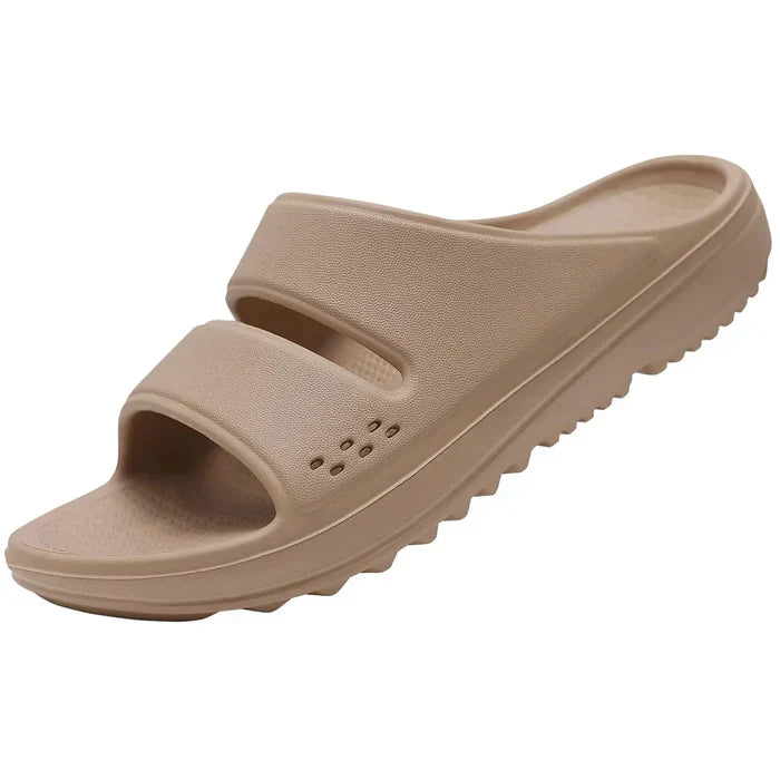 FlexWalk – Women's Comfort Slides - White - 34