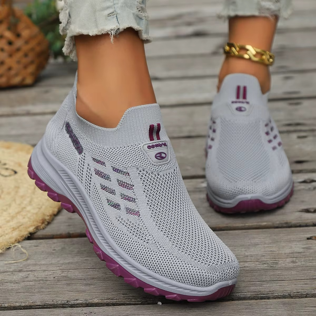 Skye – Comfort Trainers - Grey - 37