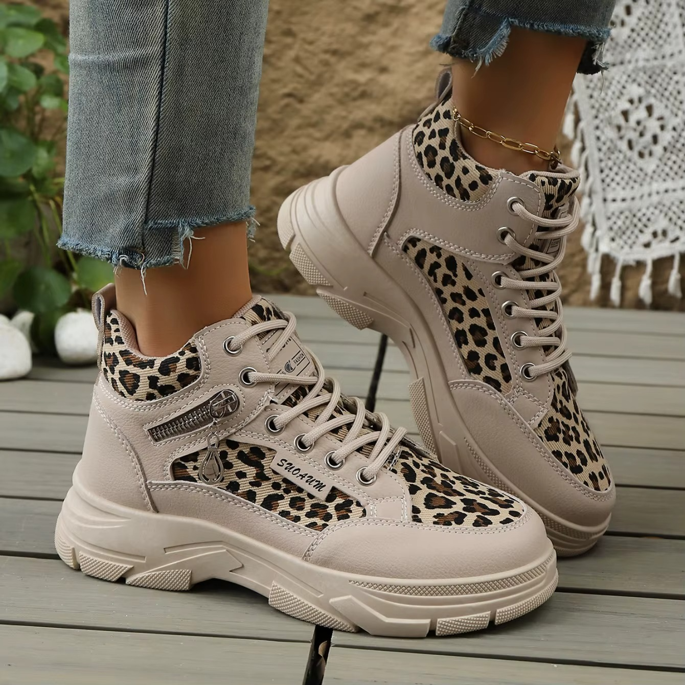 Cheetah – Comfort Trainers - Leopard Print - 37