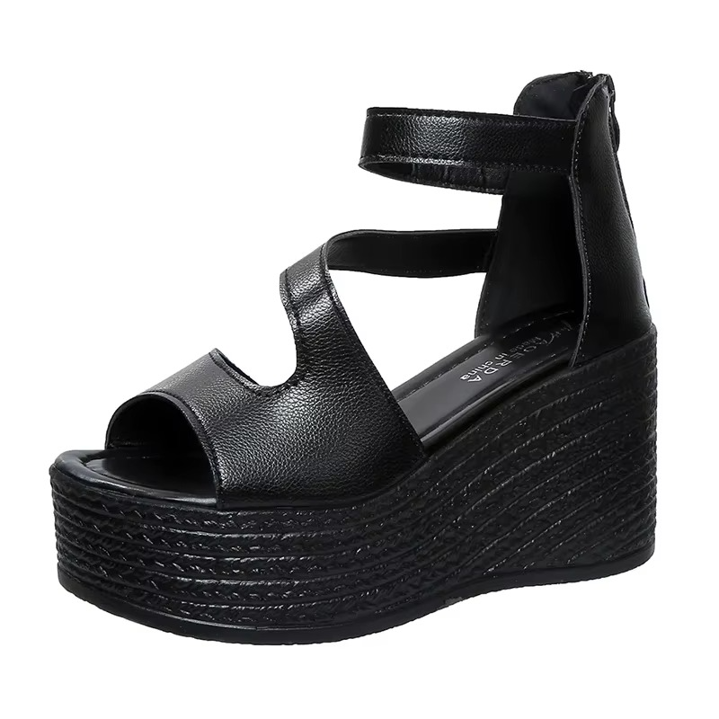 Amarilis – Women's Comfort Sandals - Black - 35