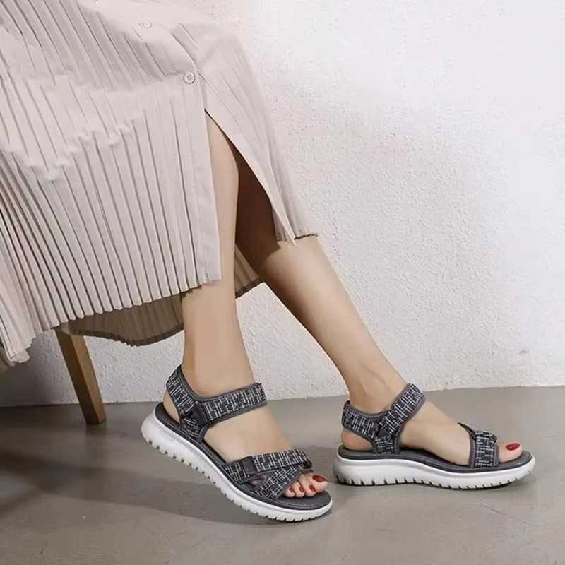 OrthoLux – Women's Comfort Sandals - Black - 41