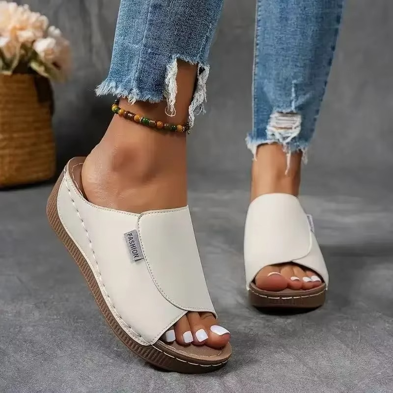 Serena – Women's Comfort Sandals - White - 38