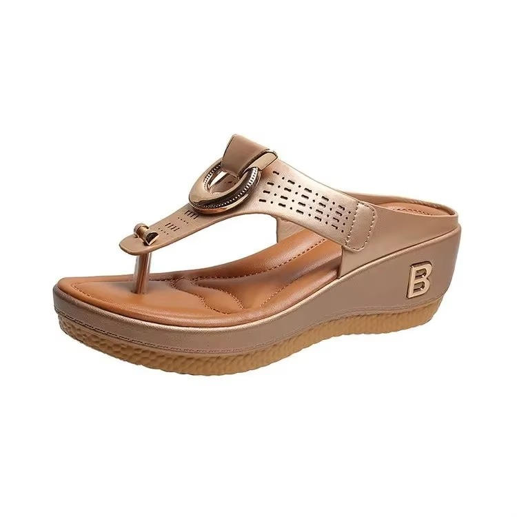 Beauty – Women's Comfort Sandals - Beige - 35