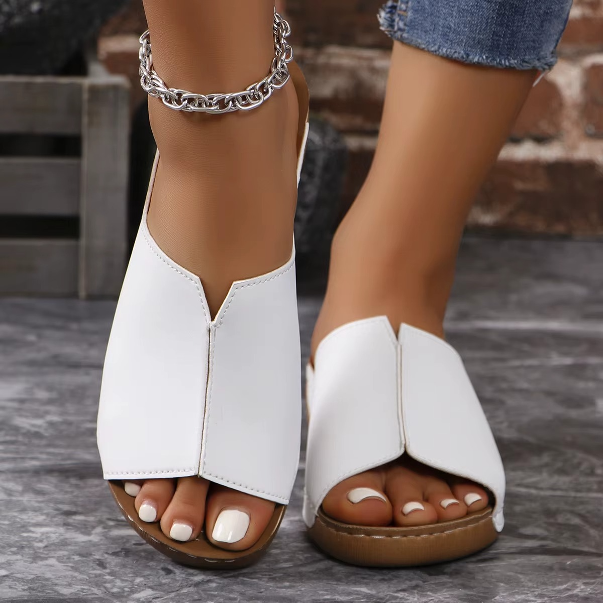 OrtoLife – Women's Comfort Sandals - Black - 37
