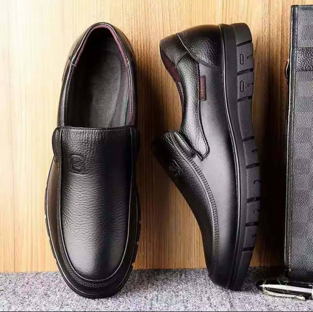 Icarus – Men's Comfort Shoes - Black - 42